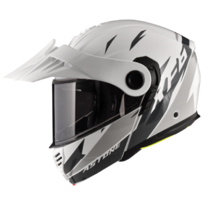 ASTONE XF6 CROSSFIRE GLOSS WHITE / GREY
